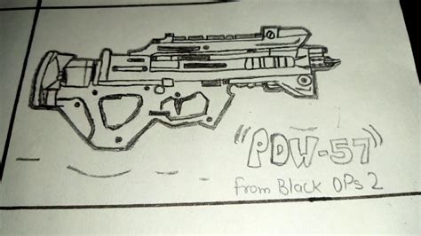 Finally Call Of Duty Guns Drawing Are Completed On Black Sheet Youtube