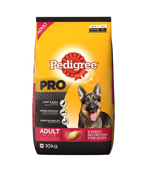 Pedigree PRO Expert Nutrition Dry Food for Active Adult Dogs (18 months