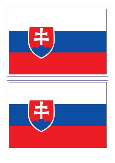 From wikimedia commons, the free media repository. Slovakia Flag - Download this free printable Slovakia ...