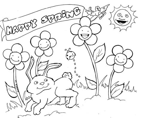 Spring Animals Coloring Pages at GetDrawings.com | Free for personal use Spring Animals Coloring