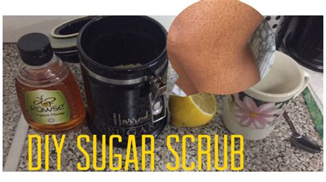 How I Make My Sugar Scrub For Strawberry Legs Youtube