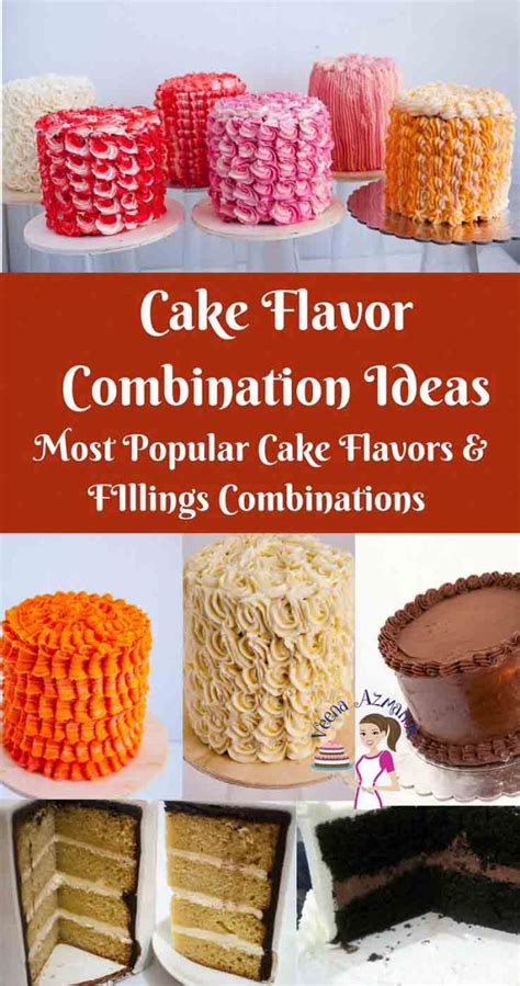 Cake Flavor Combination Ideas Most Popular Cake Flavors And Fillings