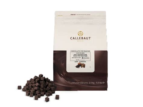 Callebaut Bake Stable Chocolate Dark Chococubes 25 Kg Bakery And