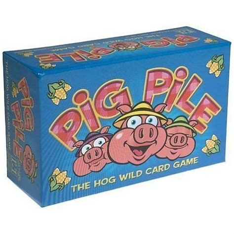 Pig Pile The Hog Wild Card Game Randr Games 4th Edition 2002 For Sale