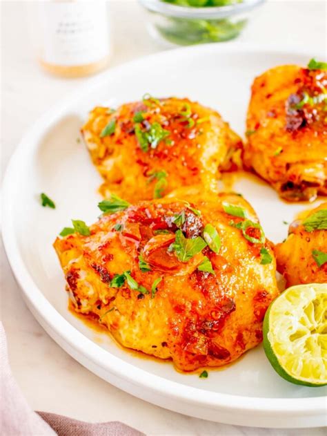 Honey Chipotle Chicken Thighs The Clean Eating Couple