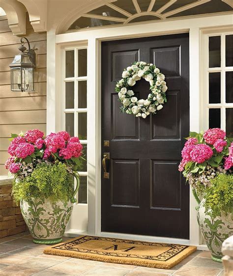 30 Inspiring Spring Planters Design Ideas For Front Door Front Porch