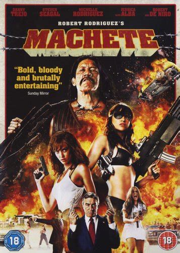 Machete DVD Danny Trejo Jessica Alba Robert De Niro Steven Seagal