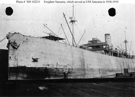 Civilian Ships Satsuma Freighter 1901