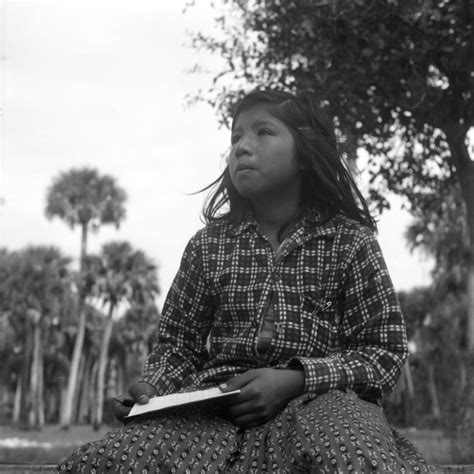 Florida Memory Young Seminole Indian Girl