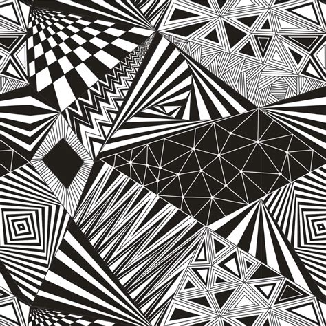 A pngtree oferece mais de preto e branco imagens png e vetoriais, assim como imagens de clipart transparentes e arquivos psd. Papel de Parede Geométrico Preto e Branco - STICKDECOR