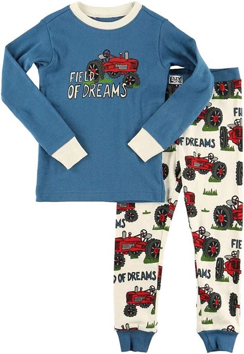 Lazy One Long Sleeve Pajamas For Kids And Toddlers 2 Piece