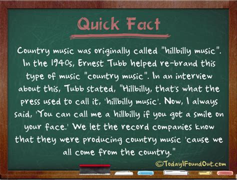 A cartoon spinoff of beetlejuice ran for 94 episodes. Country Music was Originally Called "Hillbilly Music"