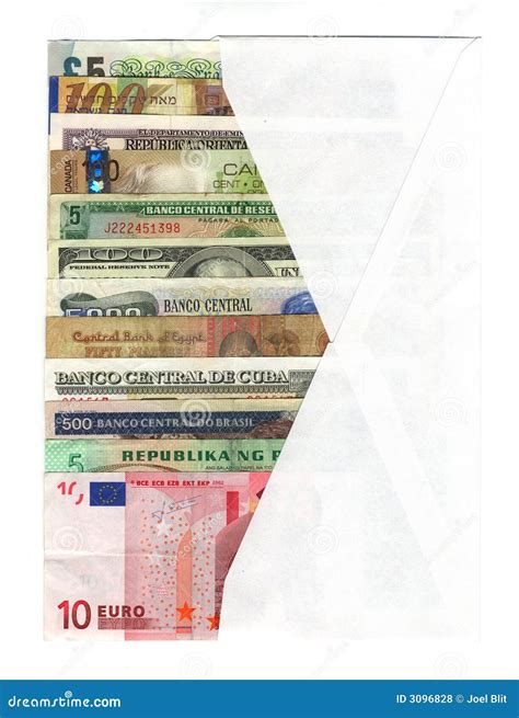 Envelop Met Vreemde Valuta Stock Foto Image Of Globaal 3096828