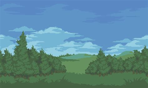 Fantasy Forest Pixel Art Tileset By Aamatniekss Pixel Art Pixel