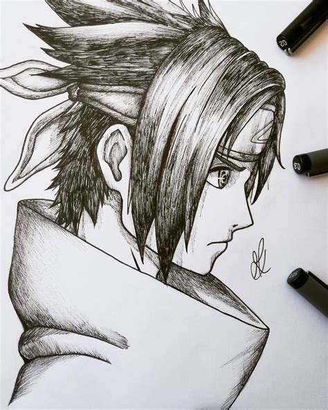 Naruto And Sasuke Drawing Pencil Naturut