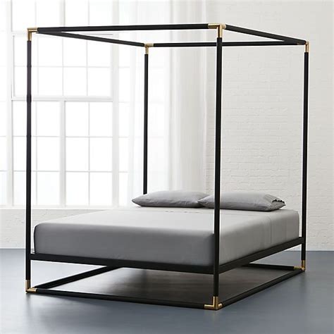 Find many great new & used options and get the best deals for vecelo 4 corner metal canopy bed frame platform mattress foundation four corn. 11 Bed Frames That Complement Any Bedroom Aesthetic ...