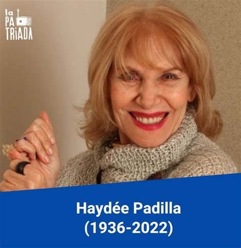 Haydée Padilla muere la actriz argentina a los 86 años