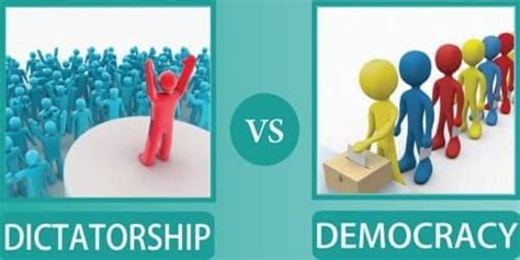 Democracy Vs Dictatorship A Brief Outlook On Different Aspects By