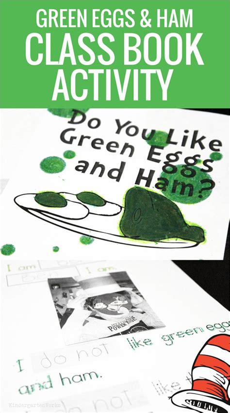 This hat gave me a craving! Green Eggs and Ham Class Book Activity | Green eggs, ham ...
