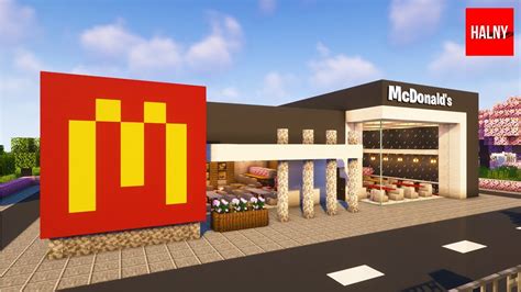 How To Build Mcdonalds In Minecraft Youtube