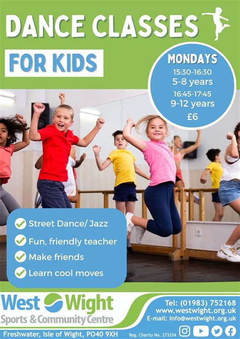 New Dance Classes For Kids And Tots West Wight Sports And Community Centre