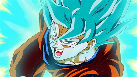 It is because a recent character in dragon ball super called 'goku black' is stronger than a super saiyan 3 in his base form. Super Saiyan Blue Goku Wallpapers - Wallpaper Cave