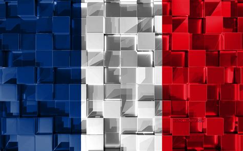 France flag 1600x900 hd wallpaper wallpapertip. Download wallpapers Flag of France, 4k, 3d flag, 3d cubes ...