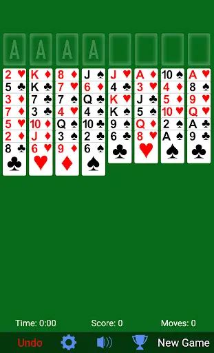 Free Freecell Solitaire Green Felt 9apps