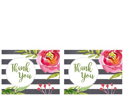 Free Printable Greeting Cards Thank You Thinking Of You