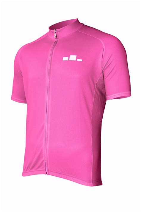 Corbah Solid Pink Cycling Jersey