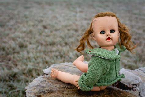 Creepy Doll With Twisted Head Copyright Free Photo By M Vorel