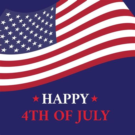 Premium Vector Happy Independence Day 4th July National Holiday
