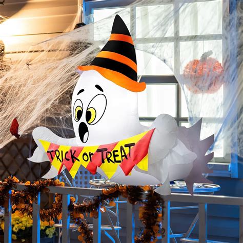 YRBOGJ 5FT Fantasma Inflable de Halloween, Inflable Halloween, Fantasma