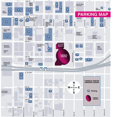 Directions & Parking | T-Mobile Center