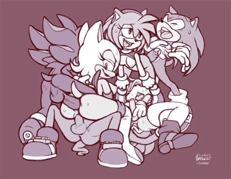 Rule 34 Amy Rose Anthro Brekkist Canine Double Penetration Echidna