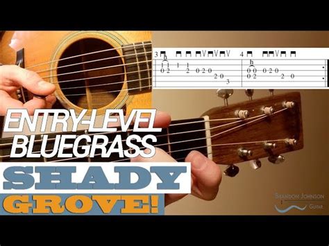 Shady Grove Great Beginner Bluegrass Guitar With Tab Accordi Chordify
