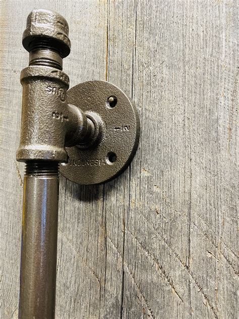 Industrial Pipe Door Handle | Barn Door Handle | Pipe Door Handle | Industrial Decor | SteamPunk ...