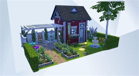 Check Out This Room In The Sims 4 Gallery This Is A Tiny Shed With A