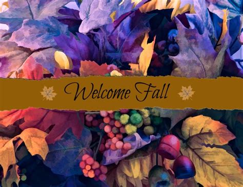 Fall Welcome Backgrounds