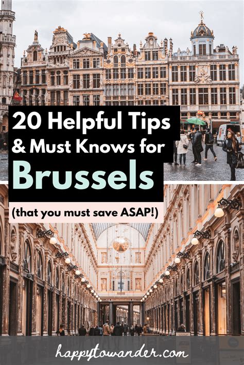 Headed To Brussels Here Are 20 Essential Tips For Your Visit Brussels Belgium Travel