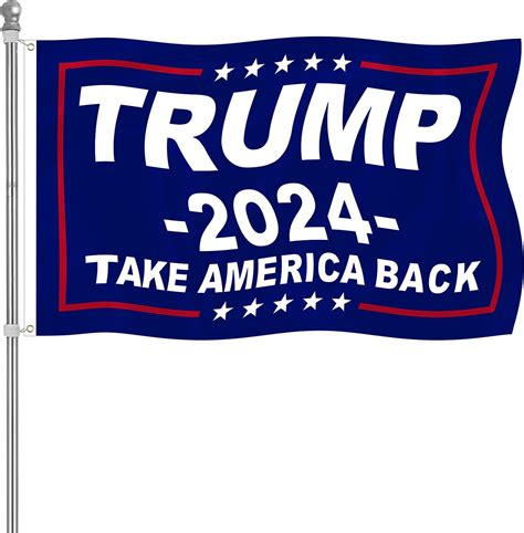 dongpong trump 2024 flag take america back trump flag 2024 heavy duty durable