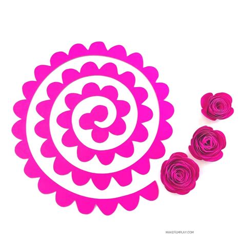 Free Free 129 Template Rose Rolled Flower Svg SVG PNG EPS DXF File