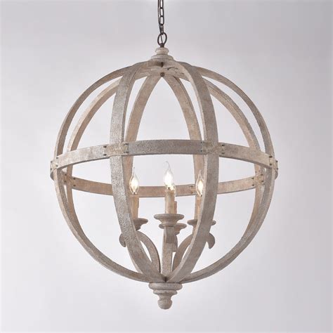 The only time you want to take this lightly is when your teen is no longer a student. White/Distressed Wooden Globe Chandelier Vintage Candle ...