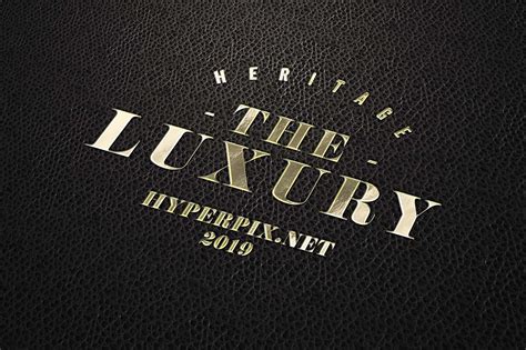 Free Luxury Logo Mockup Psd