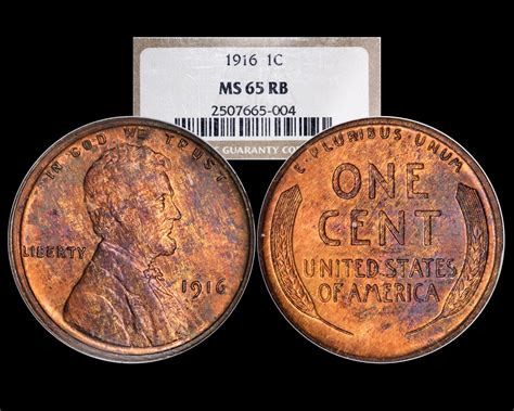 1916 1C Lincoln Wheat Cent NGC MS65RB - The Penny Lady®