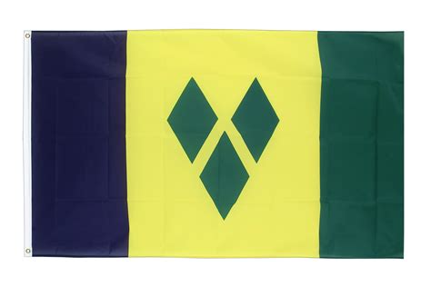 The proportion of the saint vincent and the grenadines flag is 2:3. Saint Vincent and the Grenadines - 3x5 ft Flag - Royal-Flags