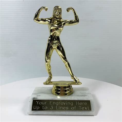 Female Body Builder Trophy By Athletic Awards