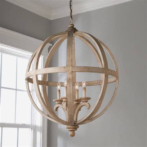 Classic Wooden Globe Chandelier Shades Of Light Entryway Chandelier