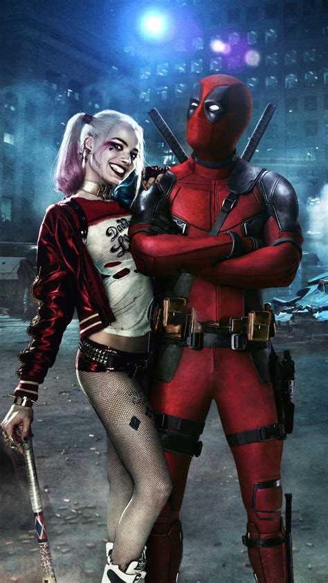 Deadpool And Harley Quinn Iphone Wallpaper Iphone Wallpapers Iphone