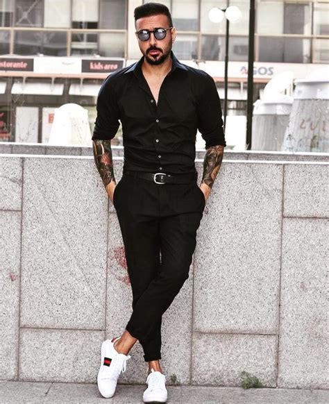 All Black Outfits 50 Black On Black Ideas For Men With Images